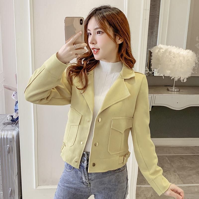 Autumn Casual Jacket Jacket Korean Fashion All-match Self-cultivation Age Reduction Short Coat Jacket Women