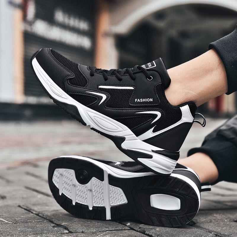 Spring Increased Shoes Inside Men Outdoor Shoes Sports Shoes Men Basketball Shoes Non-slip Wear Comfortable Shoes Men's Casual Shoes
