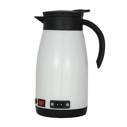 1300ml Car Stainless Steel Electric Heating Kettle Temperature Insulation Pot Coffee Tea Water Heating Pot