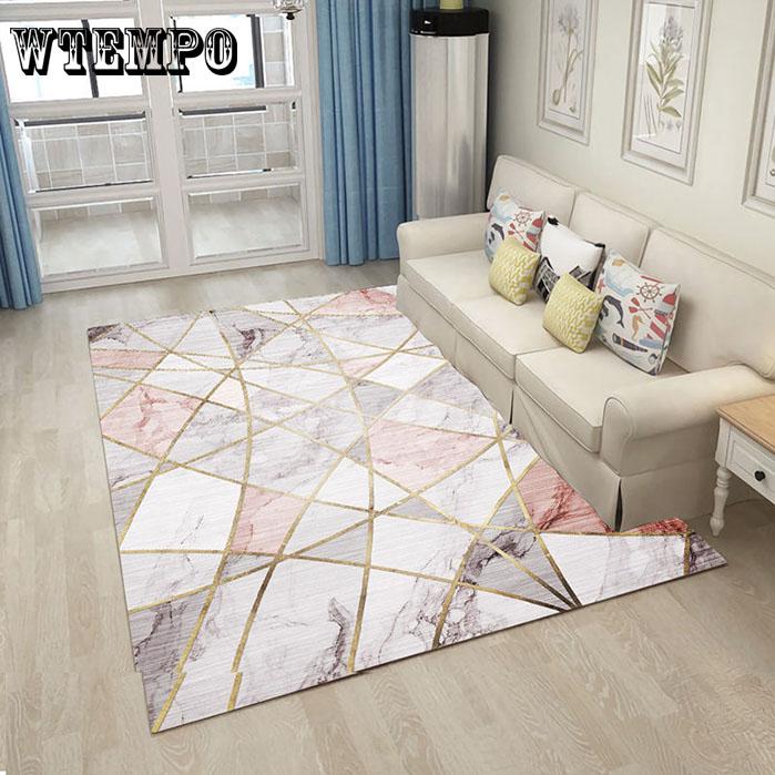 Carpets For Living Room Bedroom Rugs Bedside Coffee Area Rug Home Geometric Nordic Carpet