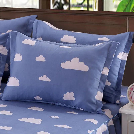 A Pair of 48*74cm Pure Cotton Pillowcases Plus Thickened Brushed Pillowcases Student Dormitory Single Double Pillowcases
