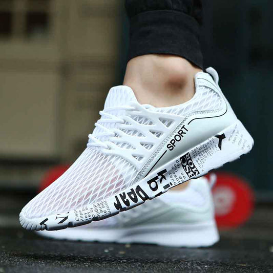 Size 39-44 Summer Men Sneakers Sandals Mesh Breathable Basketball Shoes Shockproof Lightweight Running Shoes Comfortable Deodorant Sport Shoeses
