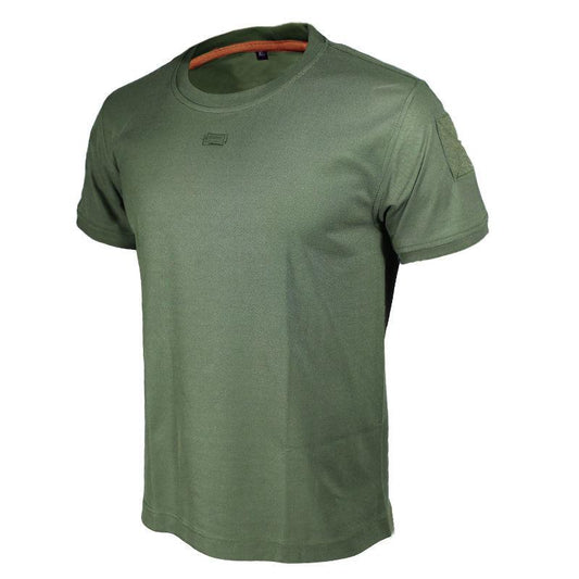 Men's Lapel Quick-drying T-shirt Short Sleeve Loose Summer Outdoor Round Neck Confrontation Shirt