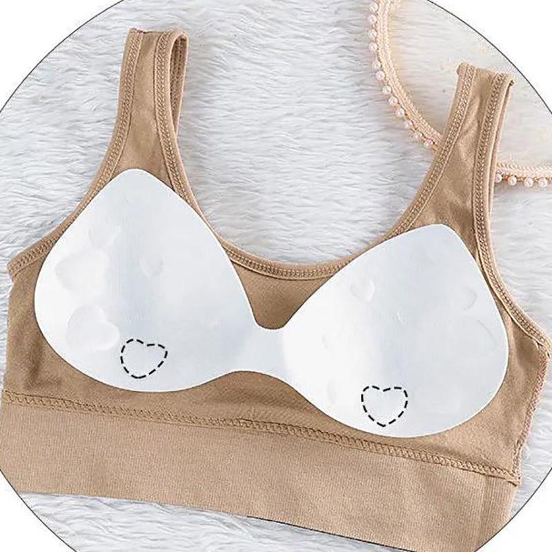 Letter Printing Sports Yoga No Steel Ring Beautiful Back Wrap Bra Tube Top Vest Women's Lingerie Super Elastic Bra