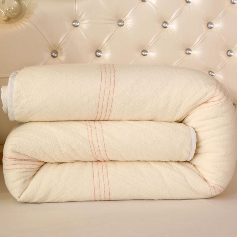 3/4/5Kg Handmade Quilt Winter Cotton Quilt Full Quilt Core Cotton Wadding Mattress Twin Queen King Size