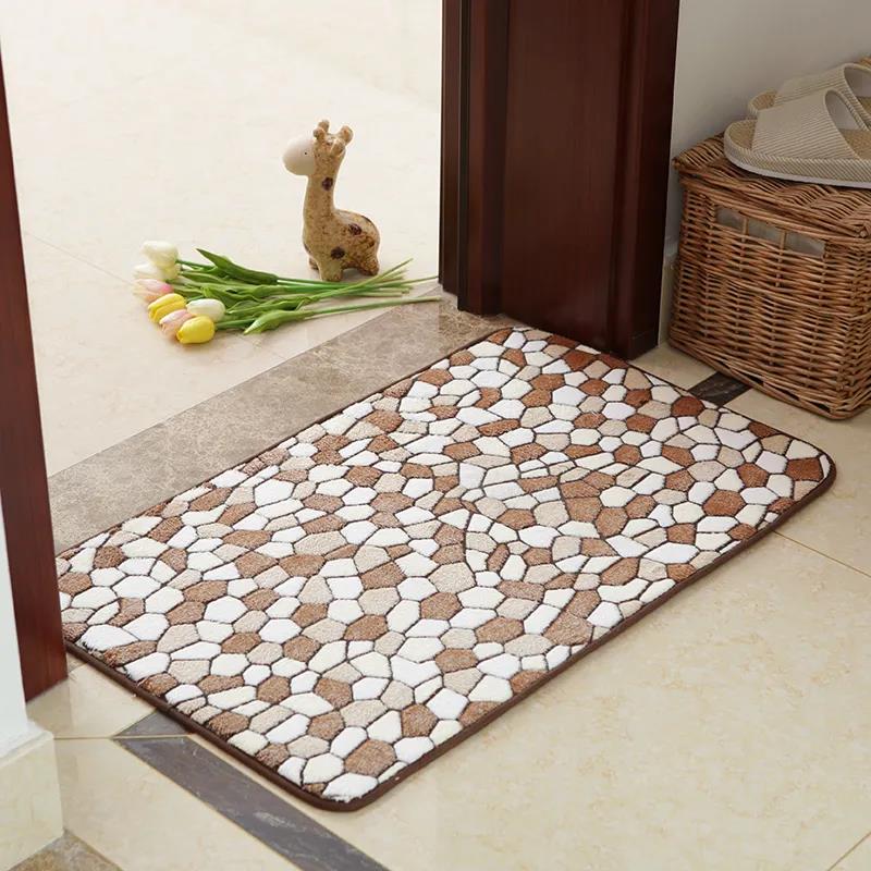 Bedroom Floor Mats Entrance Door Mat Kitchen Hallway Entrance Absorbent Carpet Bathroom Bathroom Non-slip Foot Mat