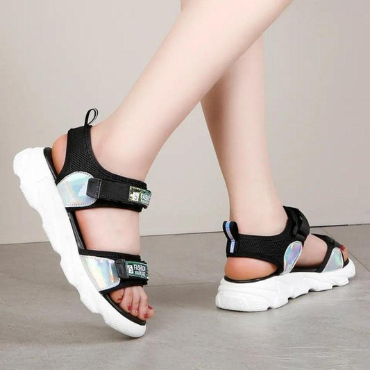 Summer Women's Soft-soled Sandals Sports Flat-soled Beach Women's Shoes