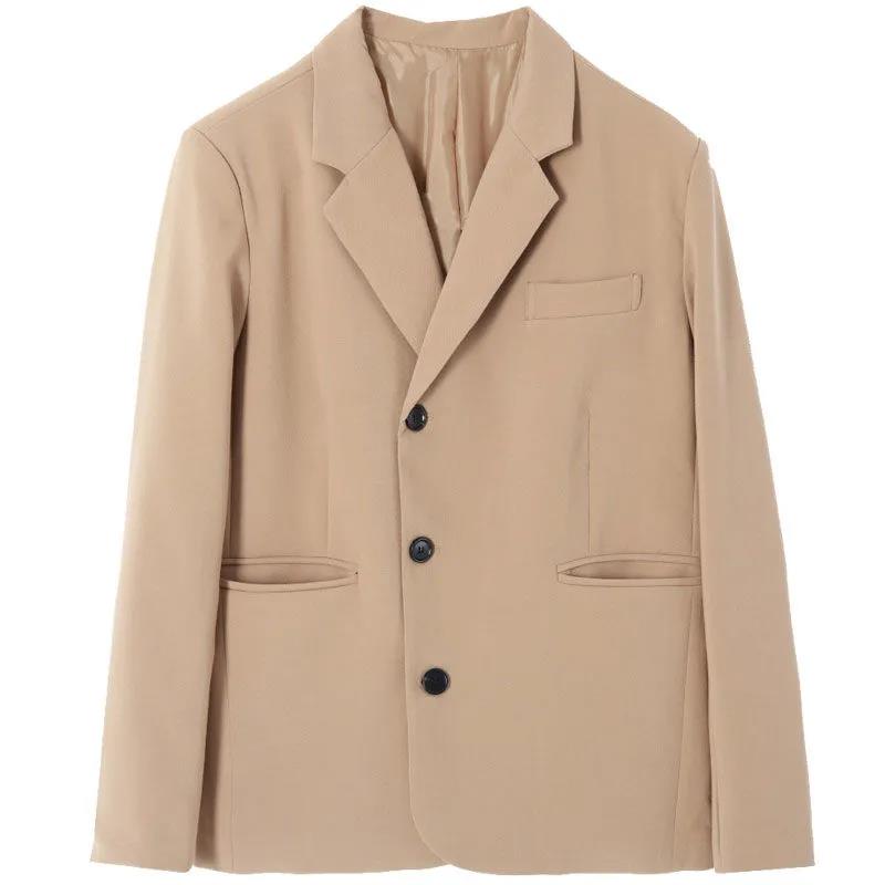 Autumn and Winter Women's Suit Jacket Korean Style Loose Fashion Single-breasted Casual Style Korean Style Trendy Jacket