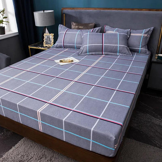 One Piece Non-slip Wear-resistant Cotton Mattress Cover Double Bedroom Mattress Protector 2.0m