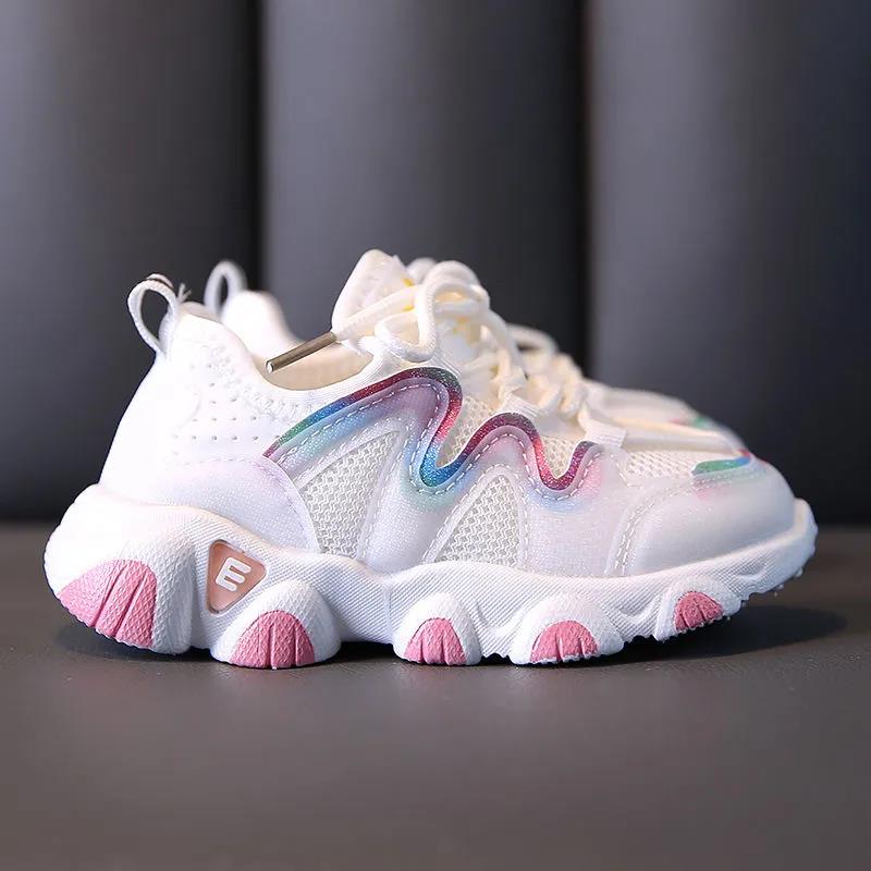 Children Casual Shoes Kids Baby Boys Girls Mesh Breathable Sport Running Shoes Sneakers Children's Soft Shoes