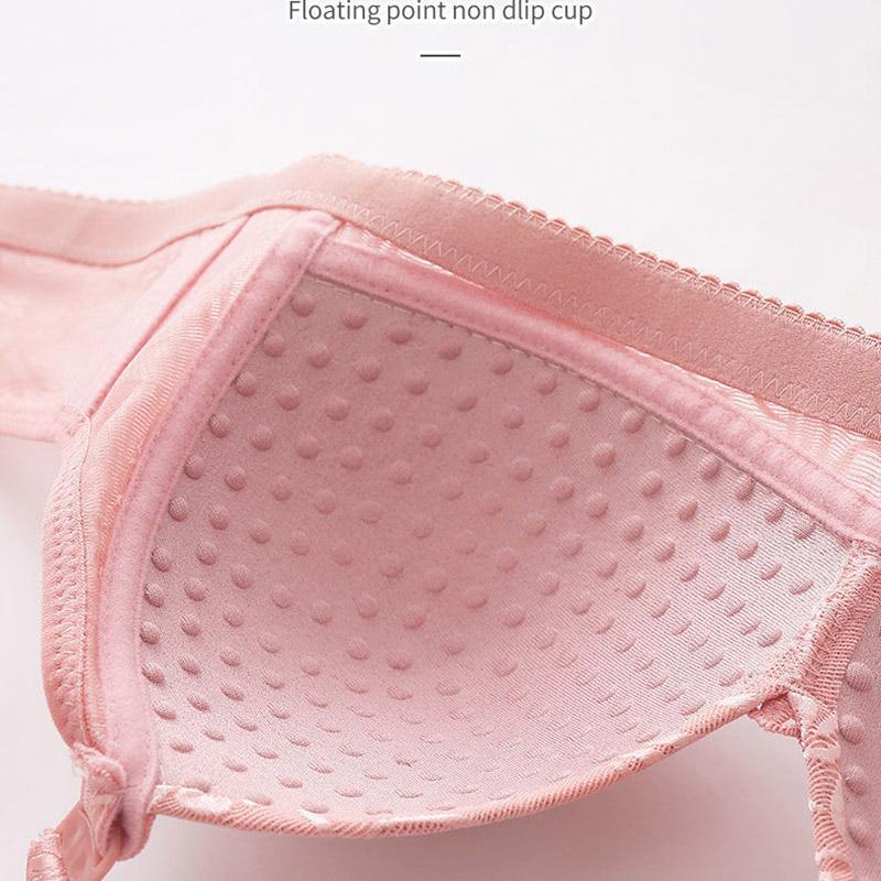 Large Size Thin No Steel Ring Women's Comfortable Gathering Top Support To Prevent Sagging Breast Beauty Back Bra