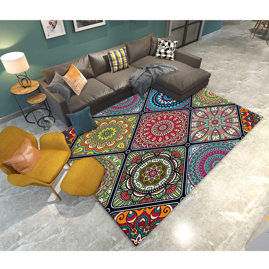 Green Leaves For Living Room Home Bedroom Rugs Carpets Coffee Table Floor Mat Study Soft Carpet Sofa