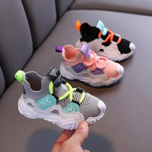 Kid Running Sneakers Autumn Children Sport Shoes Tenis Infantil Boy Basket Footwear Lightweight Breathable Girl