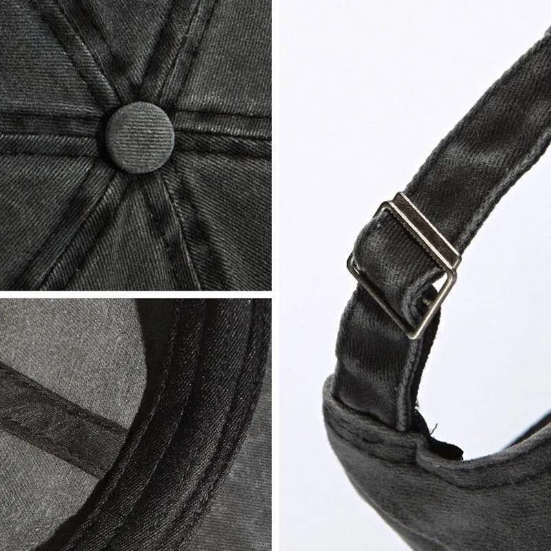 Retro Old Washed Cowboy Baseball Hat Men's and Women's Street All-match Light Board Curved Eaves Hip-hop Peaked Hat