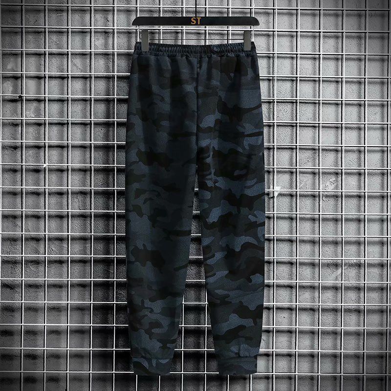Camouflage Two-piece Spring and Autumn One-piece Suit Men's Sports Casual Suit Men's Long-sleeved Cardigan Zipper