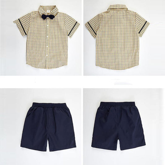 Kindergarten Uniforms Clothes British College Style Children's School Uniform Suits Elementary School Class Clothes Summer Graduation Photo Costumes