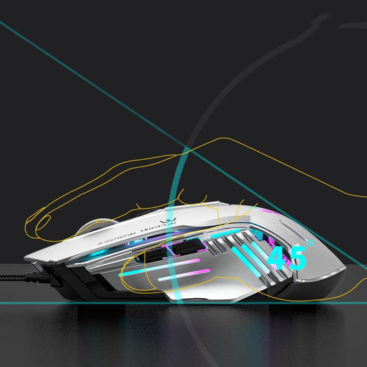 8000DPI Gaming Mouse Programmable Mechanical 6-button Wired Mouse Notebook Computer General Accessories