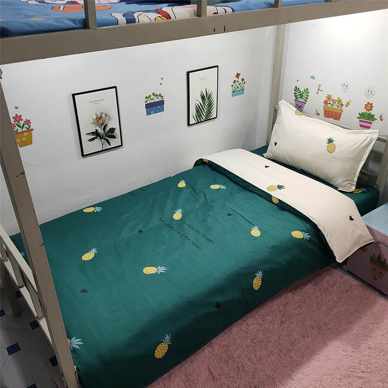 Cool Three-piece Bed Single Bed Single Quilt Cover Pillowcase Bedding Set Household Items