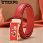Genuine Leather Belts for Women Automatic Buckle Waist Belt for Jeans Pants Designer Waist Belt