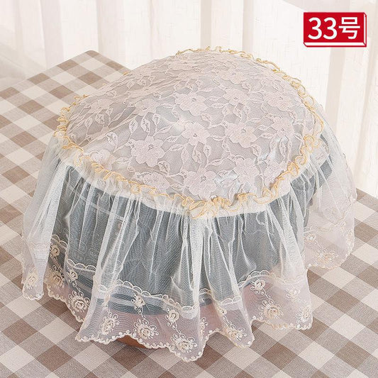 Cloth Household Rice Cooker Cover Cloth Multi-purpose Cover Cloth Lace Round Rice Cooker Dust Cover Cloth Dust Protection Cover
