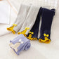 Girls' Leggings Elastic Pants Versatile Long Pants Contrast Color Lady Sweet Spring and Autumn Pants Inside and Outside