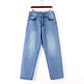 Plus Size Jeans Blue Loose Casual Denim Pants Streetwear Skateboard Baggy Jean Trousers Straight Hip Hop Men Denim Pants