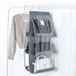 6 Pocket Folding Hanging Handbag Purse Storage Large Clear Holder Anti-dust Organizer Rack Hook Hanger Rack Bag Dust Bag