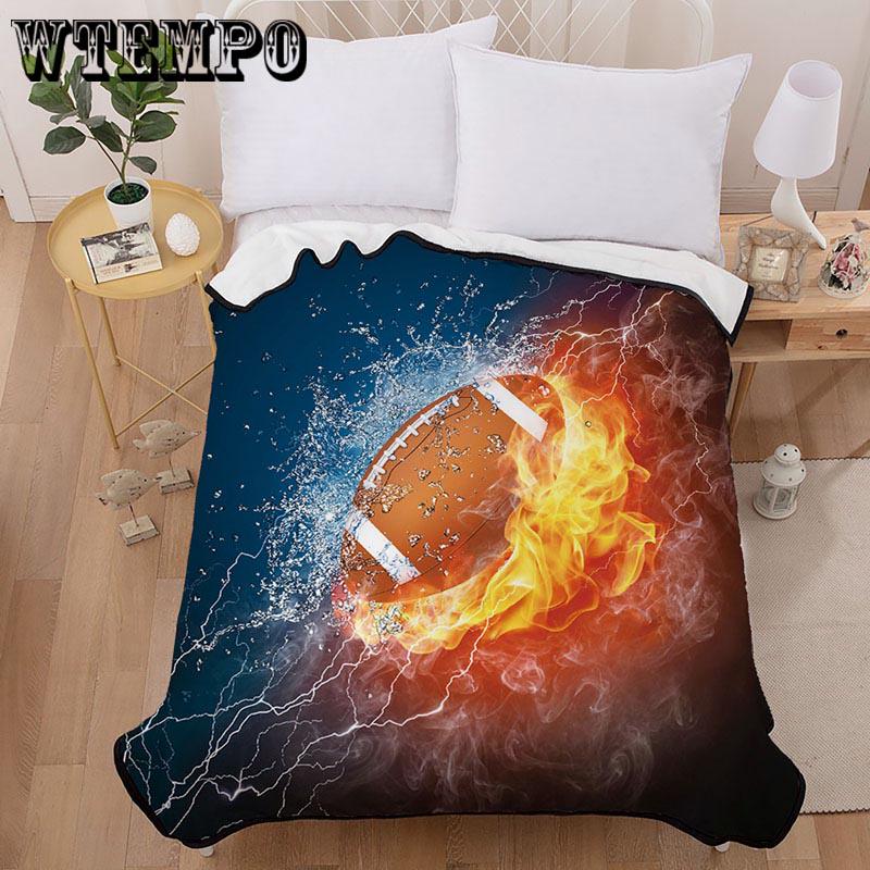 3D Football Pattern Print Tapestry Art Wall Hanging Tapestry Bedspread Decoration