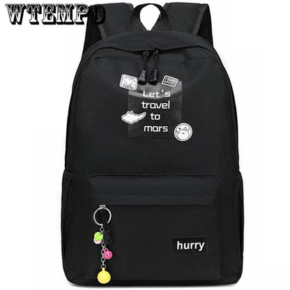 Nylon Backpack for Women Multi Pocket Travel Backpacks Female School Bag for Teenage Girls