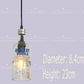 American Country Single Head Wine Bottle Chandelier Bar Cafe RETRO Art Creation Color Chandelier