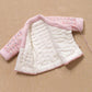 Newborn Winter Cotton-padded Clothes Baby Foot-wrapped Warm Suit Solid Color Small Fresh Floral Pattern Handmade Cotton Padded Jacket