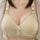 Large Size Thin Section Gathered No Steel Ring Anti-glare Simple Sexy Soft Underwear Collection Auxiliary Breast Anti-sagging Adjustment Ladies Bra