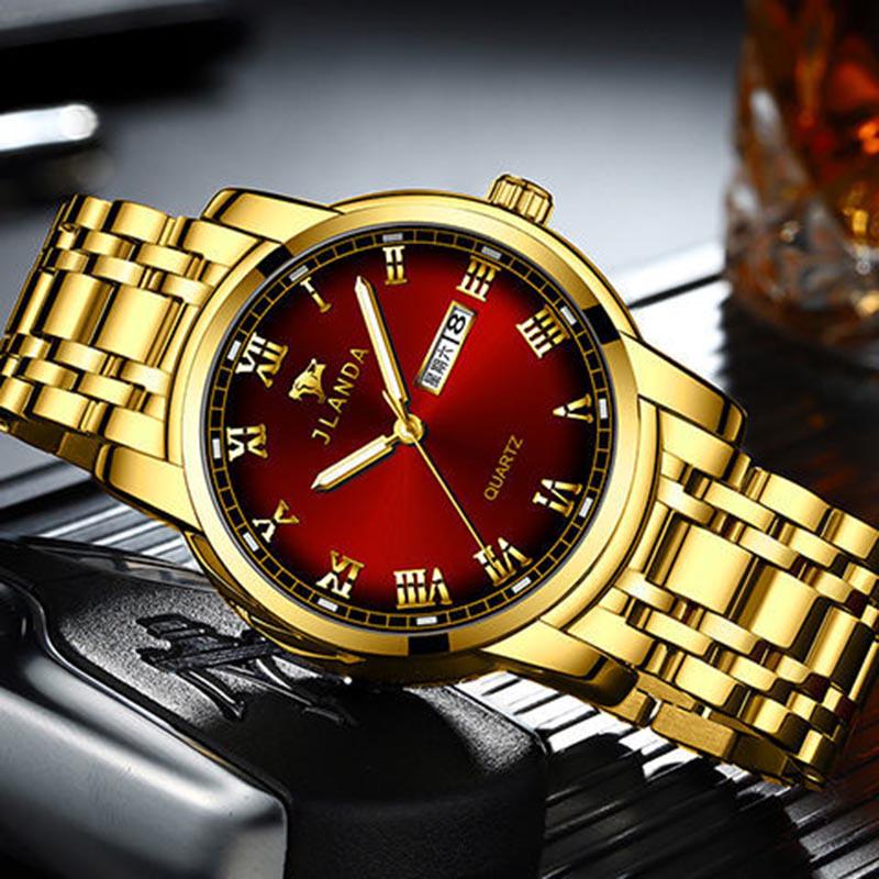 Business Stainless Steel Mechanical Watch Men Fashion Automatic Watches Unique Clock Christmas Gift