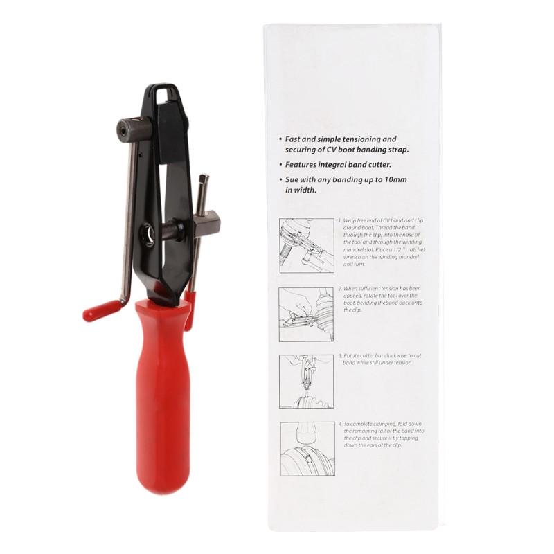 Vehicle Automobile CV Connector Sheathing Pliers Crimping Tool with Cutter Durable