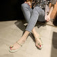 Beach Slippers Women Summer Wear Flat Bottom All-match Toe Pineapple Sandals and Slippers Women Sexy Sandals and Slippers