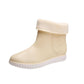 Rain Boots Women's Mid-tube Plus Velvet Waterproof Footwear and Socks Cover Adult Non-slip Kitchen Rain Boots