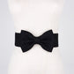 Dress with Big Bow Waist Elastic Elastic Wide Waist Girdle Female Leopard Girdle