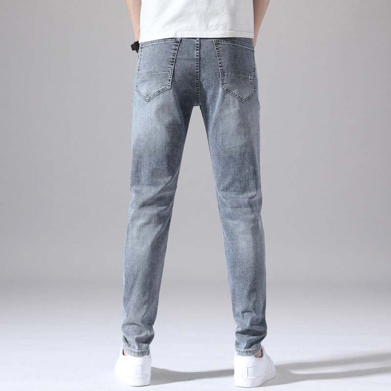 Summer Thin Long Pants Men's Jeans Men's Pants Straight Loose Casual All-match