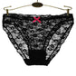 6 Pieces/set of Pure Cotton Underwear Women T-back Sexy Fashion Large Size Lace Solid Color Underwear