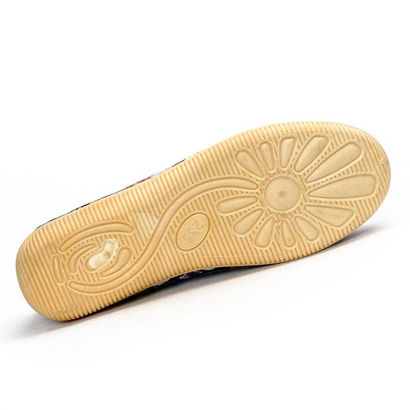 Breathable Lazy Shoes Mother Shoes Fashion Cloth Shoes Old Beijing Flat Shoes Soft Shoes Driving Shoes