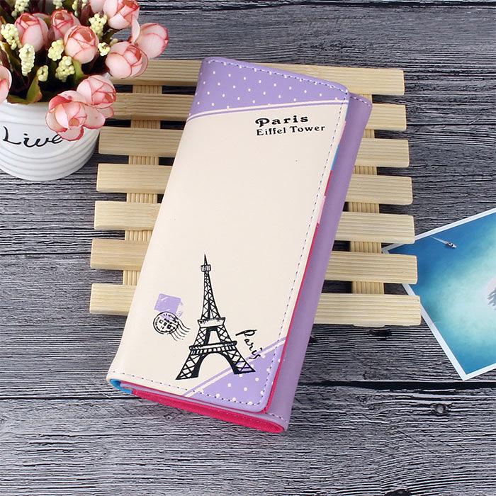 Female bag long style fashionable lady purse student lovely tower purse