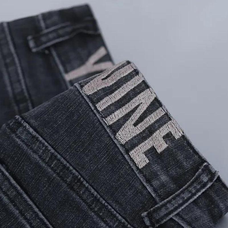 Women's High Waist Jeans Are Thin, All-match Autumn and Winter Slim Stretch Korean Pencil Pants