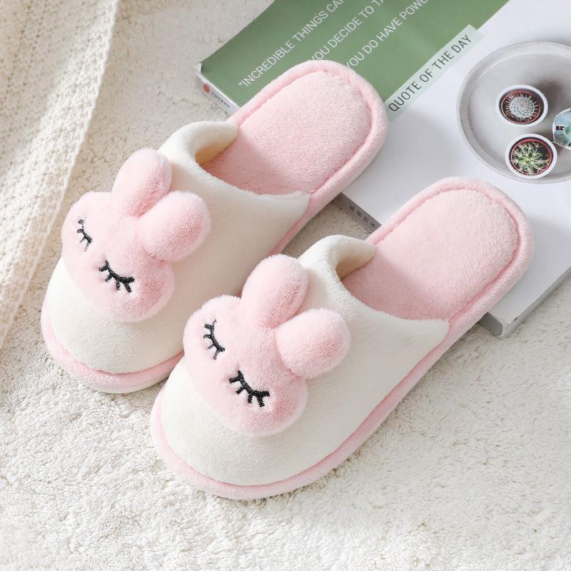 Indoor Casual Cotton Slippers Men's and Women's Slippers Keep Warm and Comfortable In Autumn and Winter