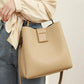 Simple Bucket Bag Leather Handbags Light Casual One-shoulder Handbag Shopping Handbags