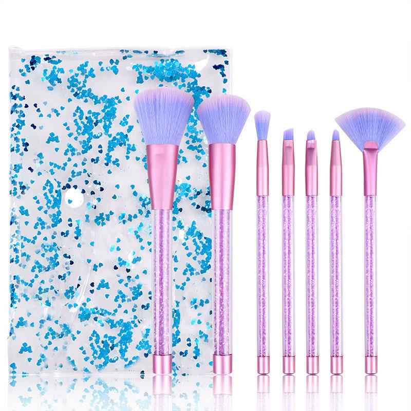 7/20 Pcs Women Fashion Soft Makeup Brush Set Tools Make-up Toiletry Kit Make Up Brush Set
