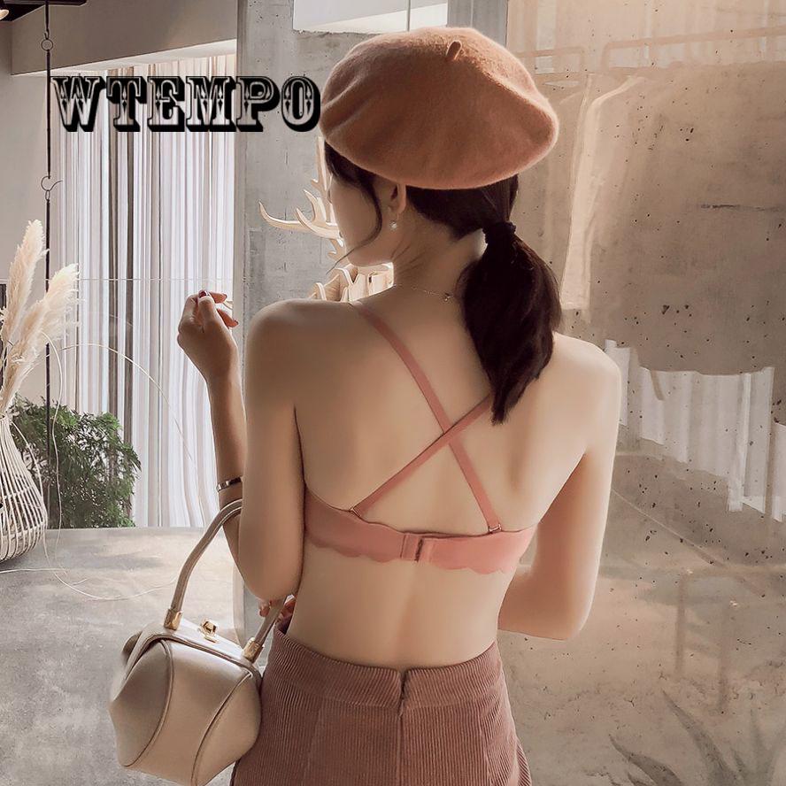 Sexy Lace Push Up Bra Lingerie Bralette 3/4 Cup Wire Free Brassiere Fashion Soft Underwear Set