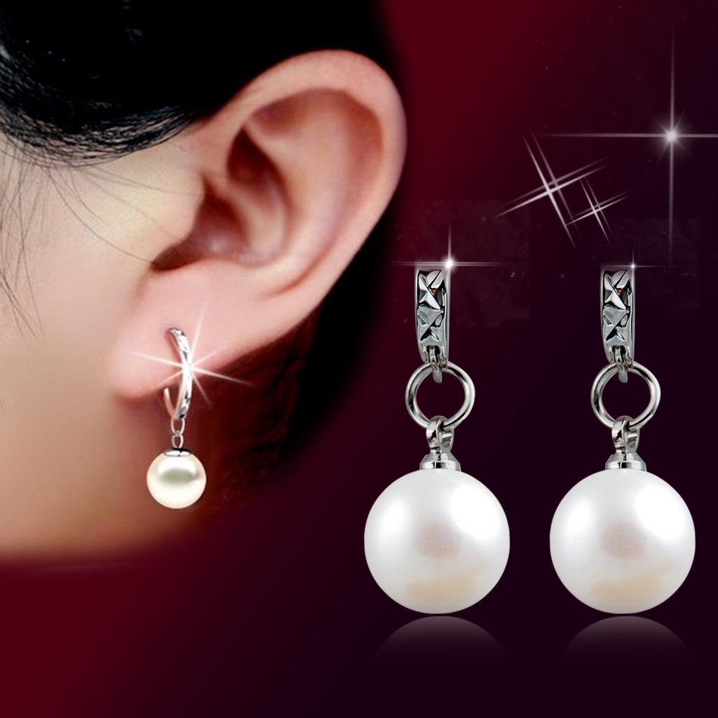 Wild Fashion Boutique Earrings Earrings Silver-plated Pearl Earrings