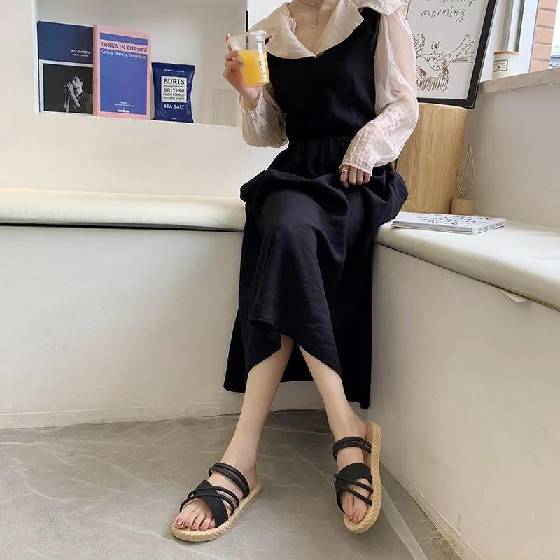 Summer Women's Sandals Non-slip All-match Beach Women's Flat Sandals