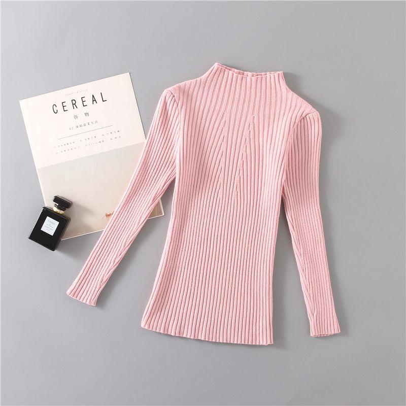 Kids Girls Knitted Sweater Spring Autumn Winter Baby Turtleneck Long Sweater for Teen Girl Wear Warm Clothing