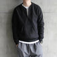 Retro Thick Double-sided Fleece Sweater Men Plus Fleece Sweater Men Pullover